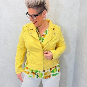 Perfecto Coloré Grande Taille Effet Suédine – Esprit Mode & Audace