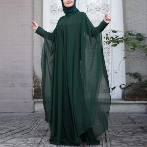 Abaya Mousseline Élégance – Légèreté & Raffinement Oriental