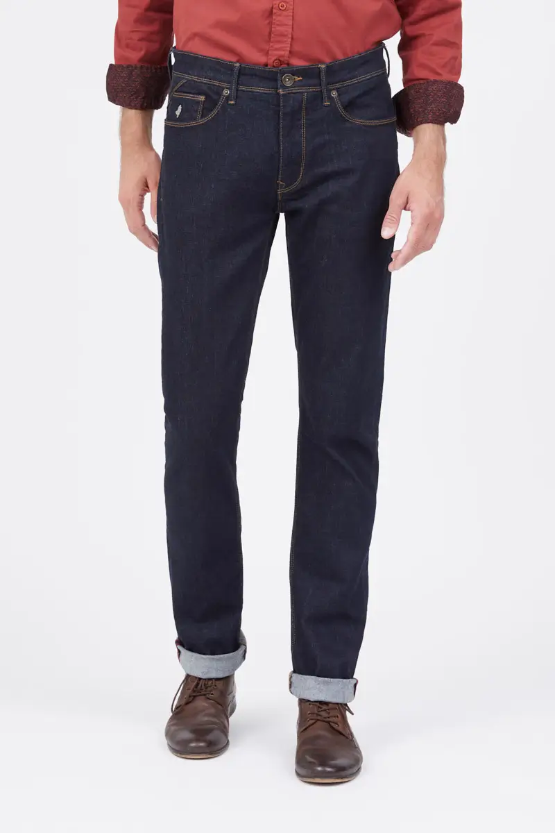 Jean brut regular tapered Bleu – MCS