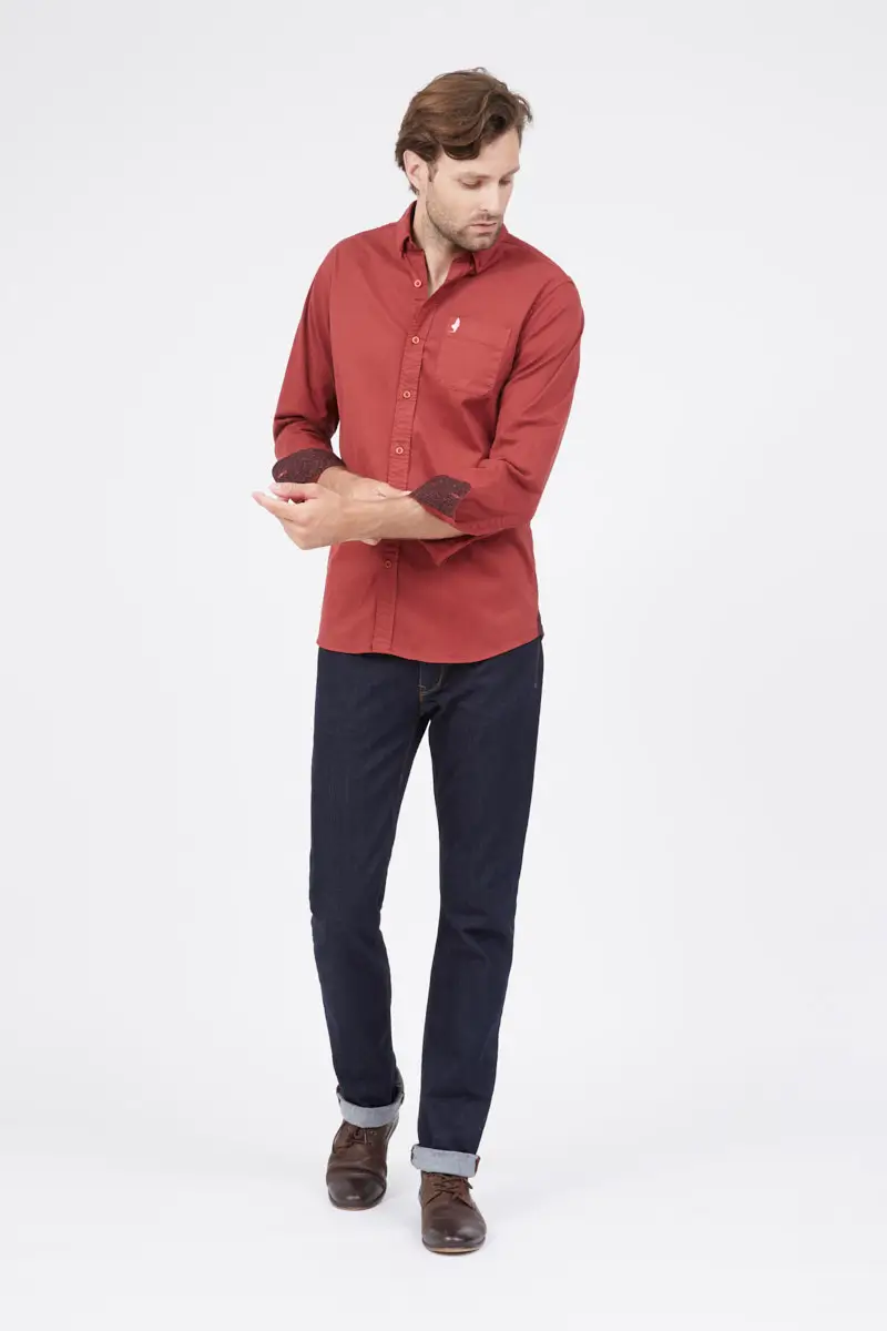 Jean brut regular tapered Bleu – MCS – Image 3