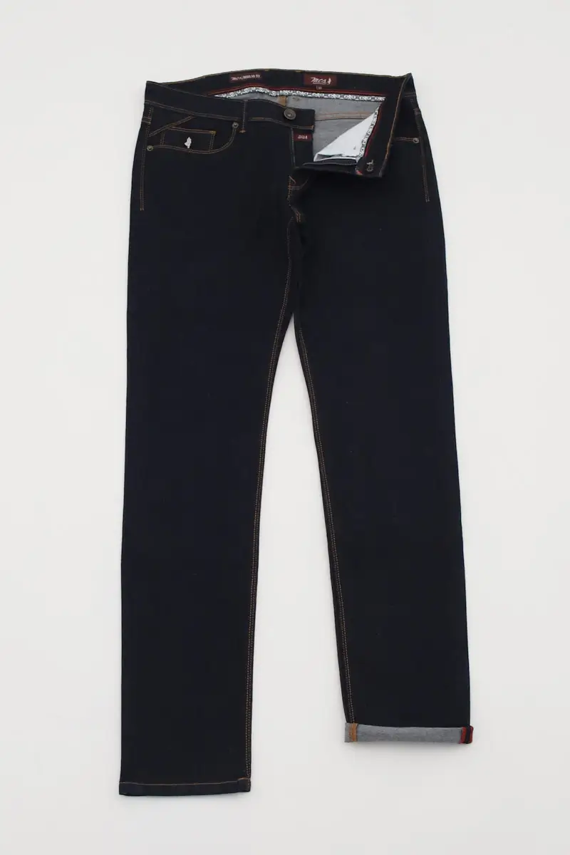 Jean brut regular tapered Bleu – MCS – Image 5