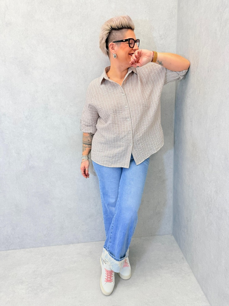 Chemise Fluide Grande Taille – Légèreté Naturelle & Élégance Décontractée