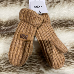 Moufles en maille camel enfants UGG