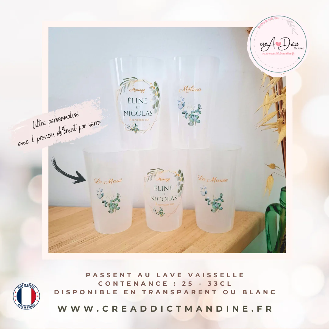 GOBELET IMPRIMÉ réutilisable – Image 4