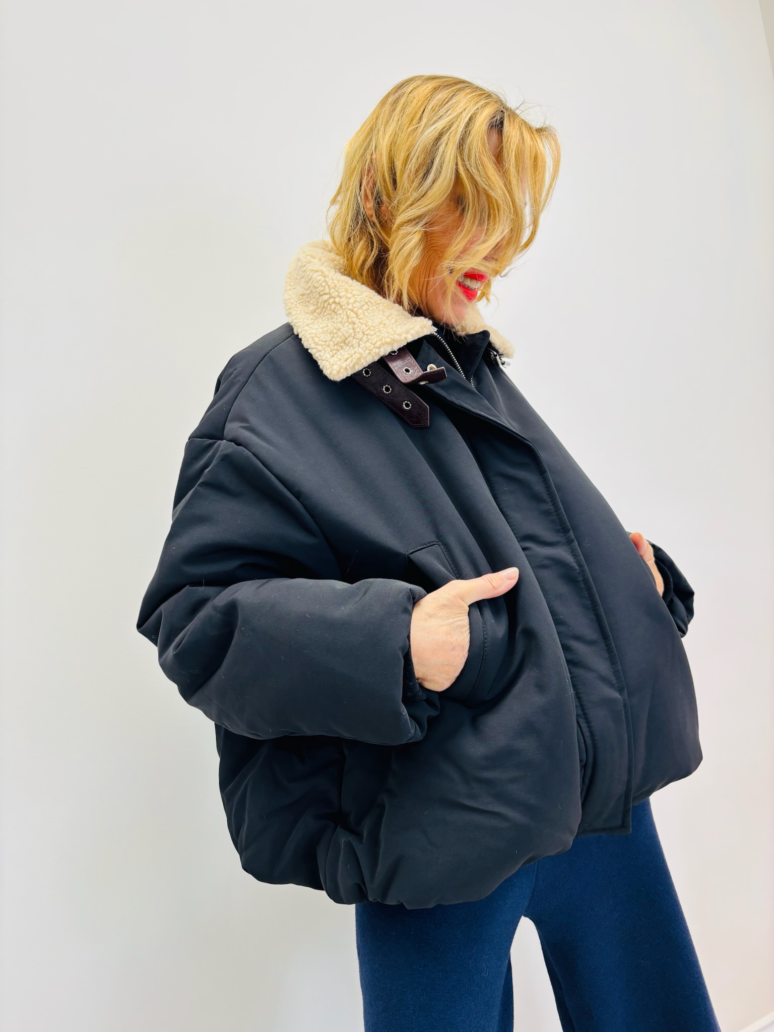 Blouson Aviateur col amovible – OSCAR by Gold&Silver – Image 6