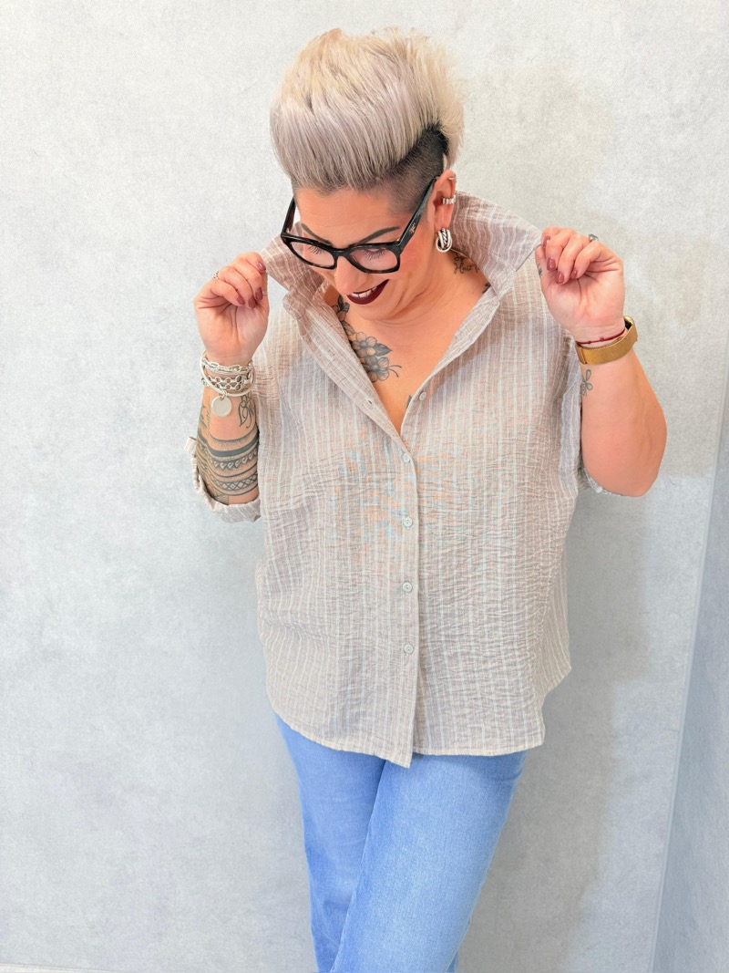 Chemise Fluide Grande Taille – Légèreté Naturelle & Élégance Décontractée - Image 5