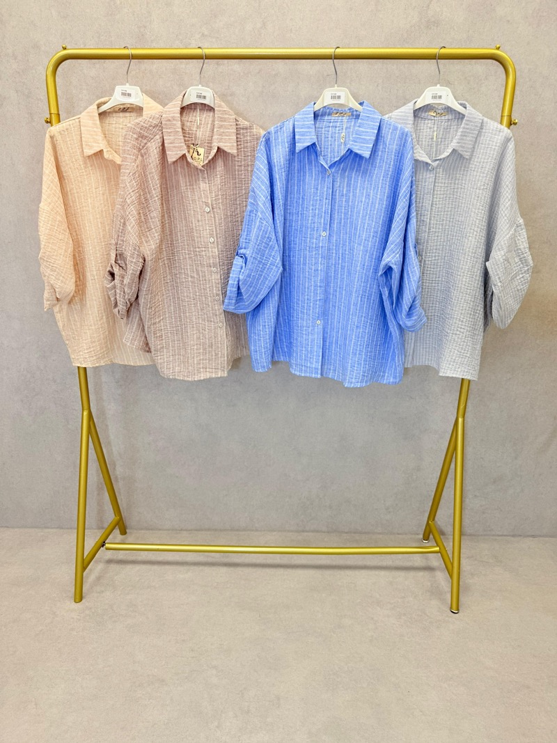 Chemise Fluide Grande Taille – Légèreté Naturelle & Élégance Décontractée - Image 4