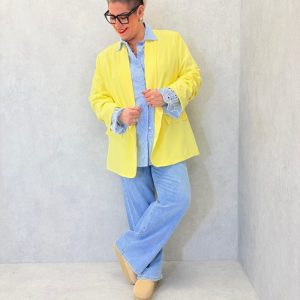 Veste Fluide Grande Taille – Élégance Colorée & Coupe Décontractée Chic