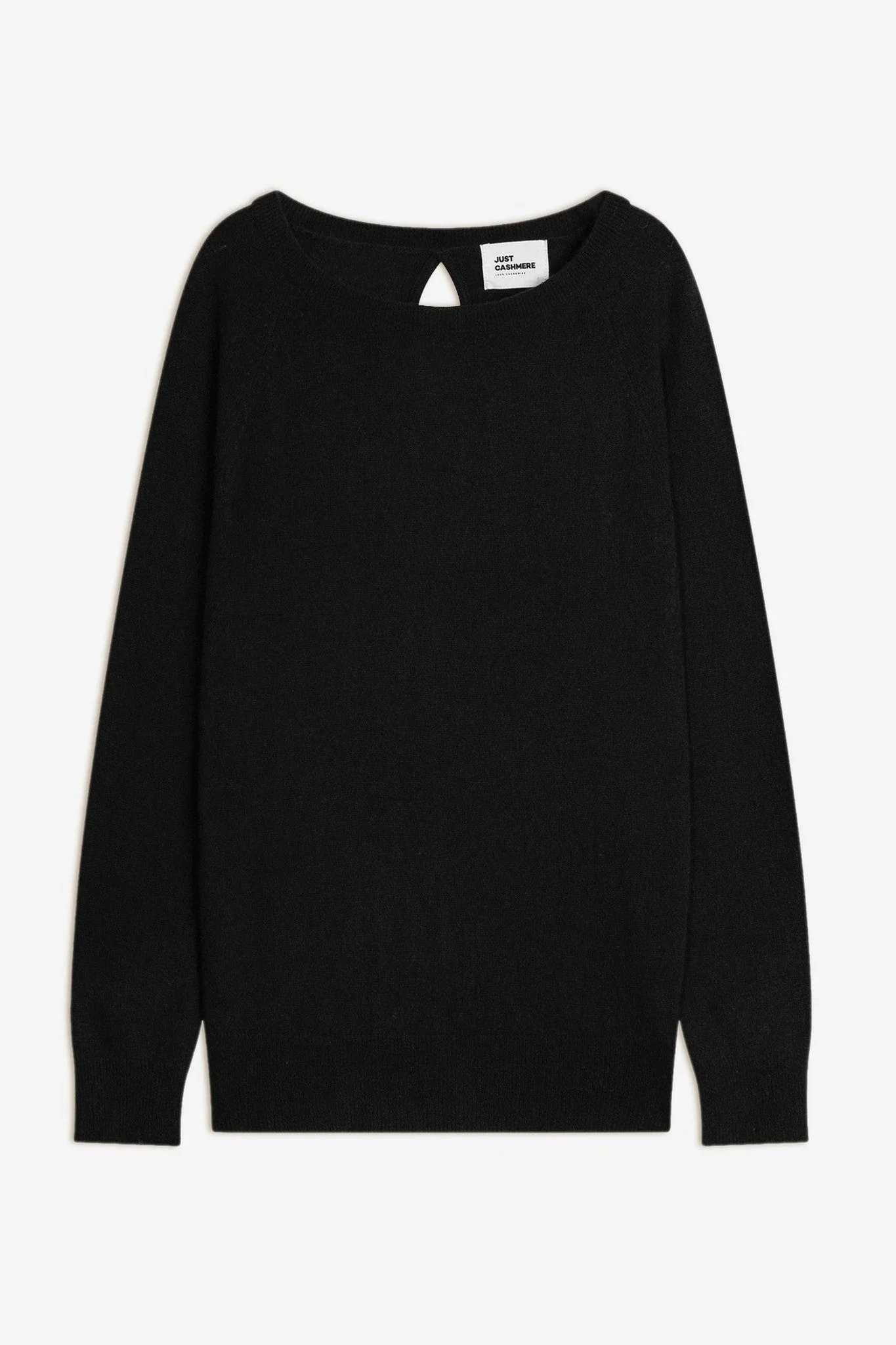 ABIGAIL pull col bateau goutte dos noir - Image 2