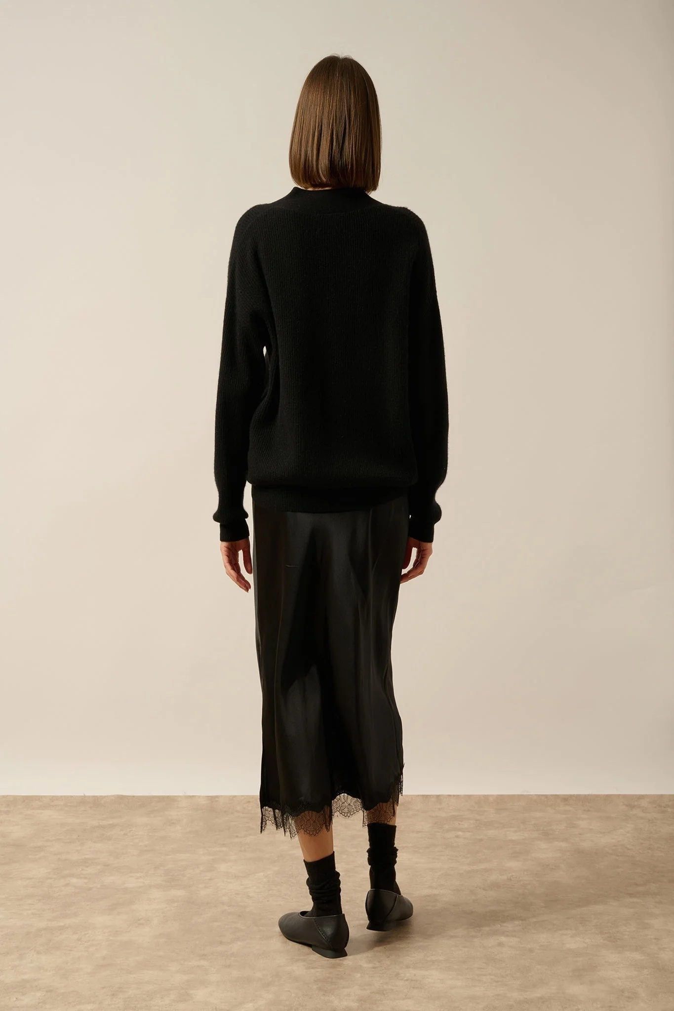 ADELE cardigan col v noir - Image 4