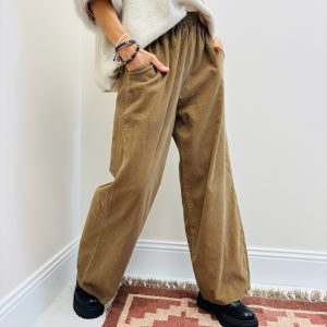 Pantalon en Velours Côtelé