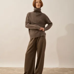 AKAR pull camionneur 6 fils taupe chiné