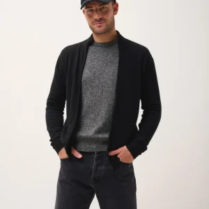 ALAN gilet col montant noir