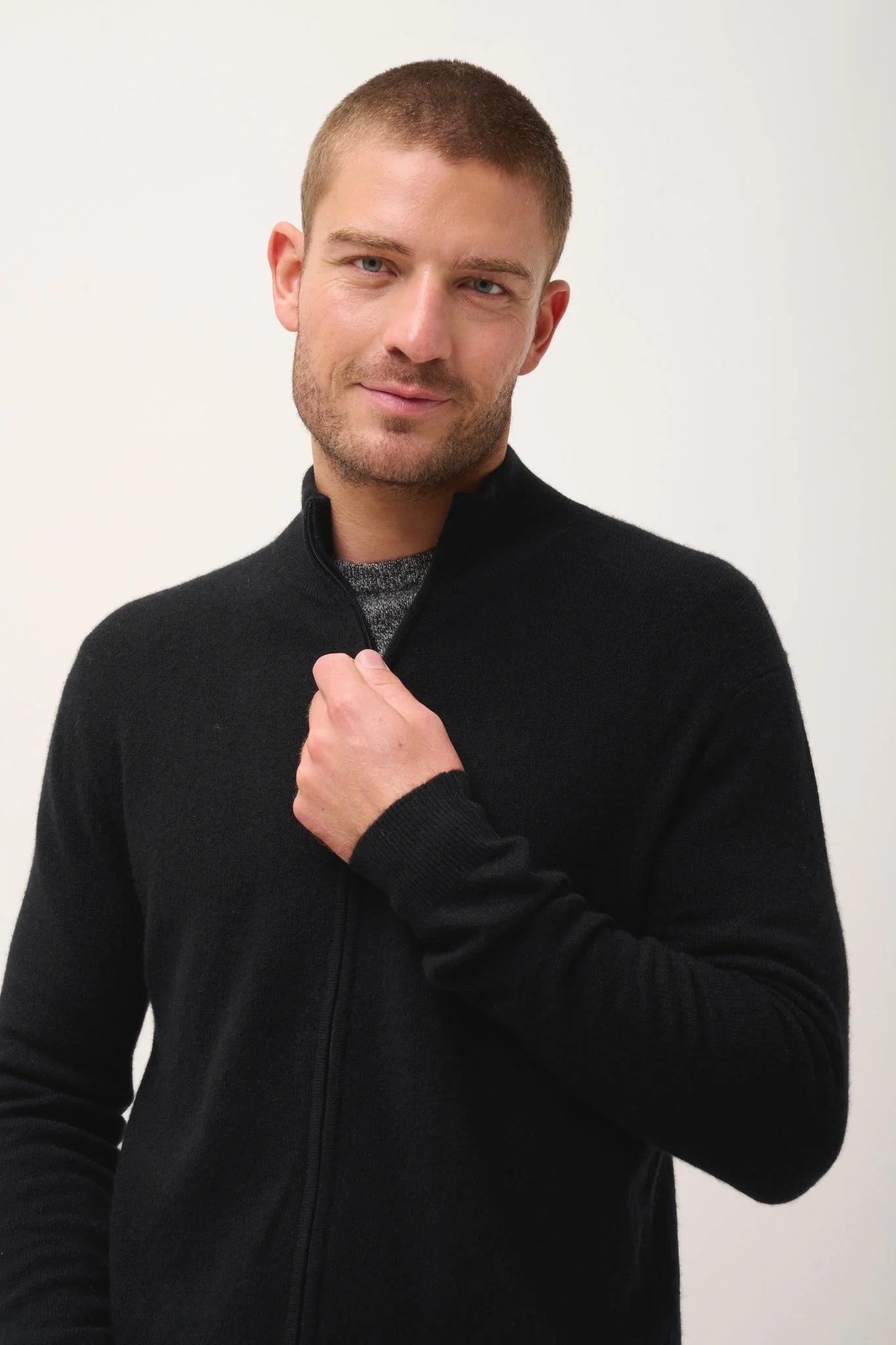 ALAN gilet col montant noir - Image 3