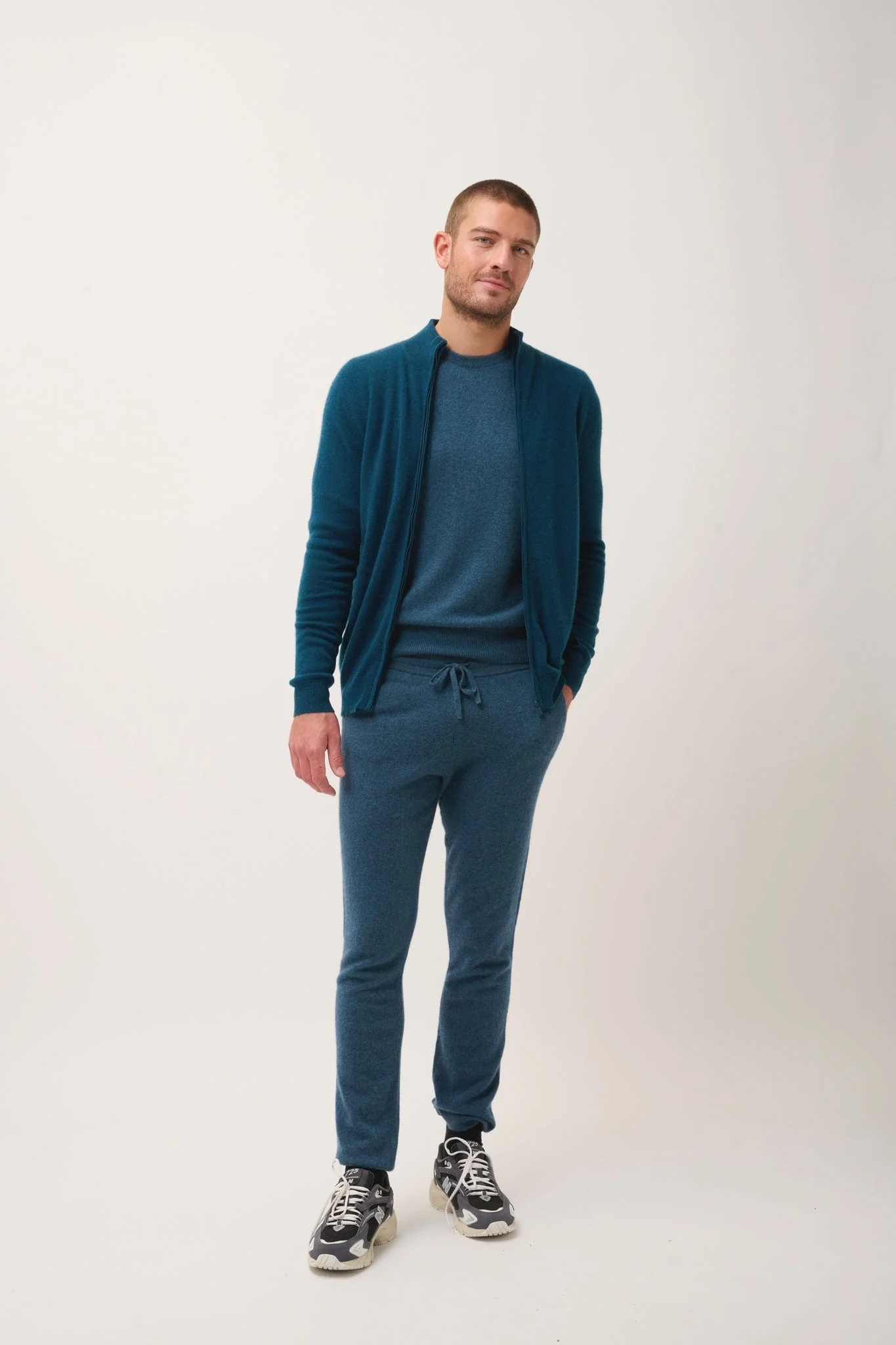 ALAN gilet col montant vert canard - Image 5