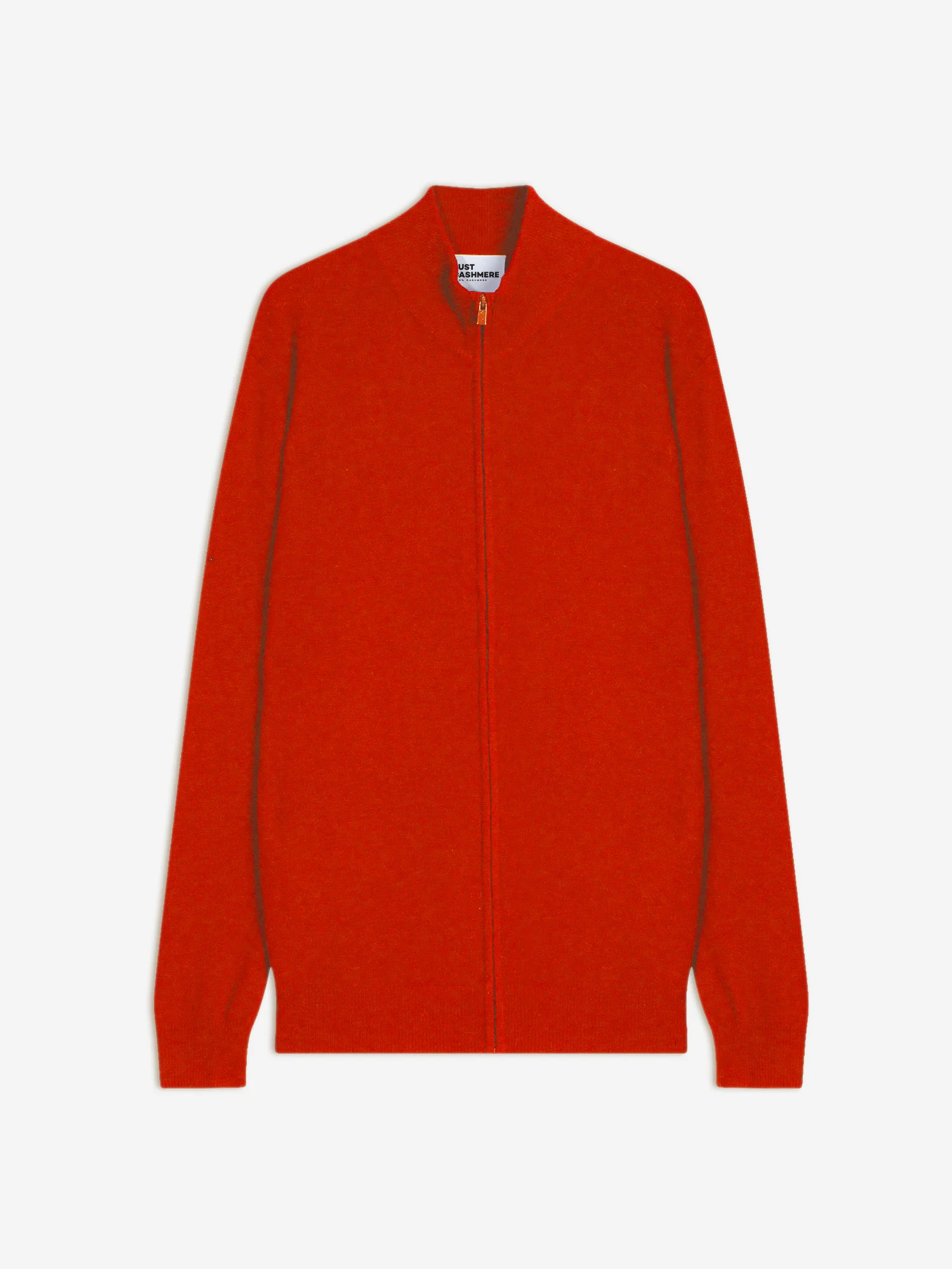 ALAN gilet zippé col montant tomate - Image 2