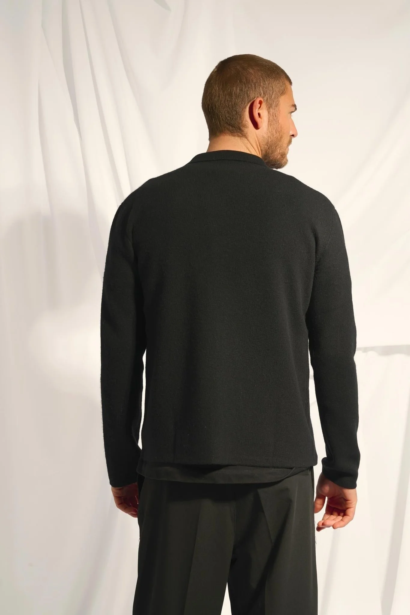 ALVAR veste col tailleur noir - Image 2