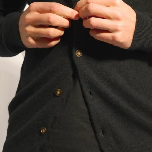 ANAIS cardigan col rond noir