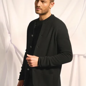 ANNA veste col mao noir