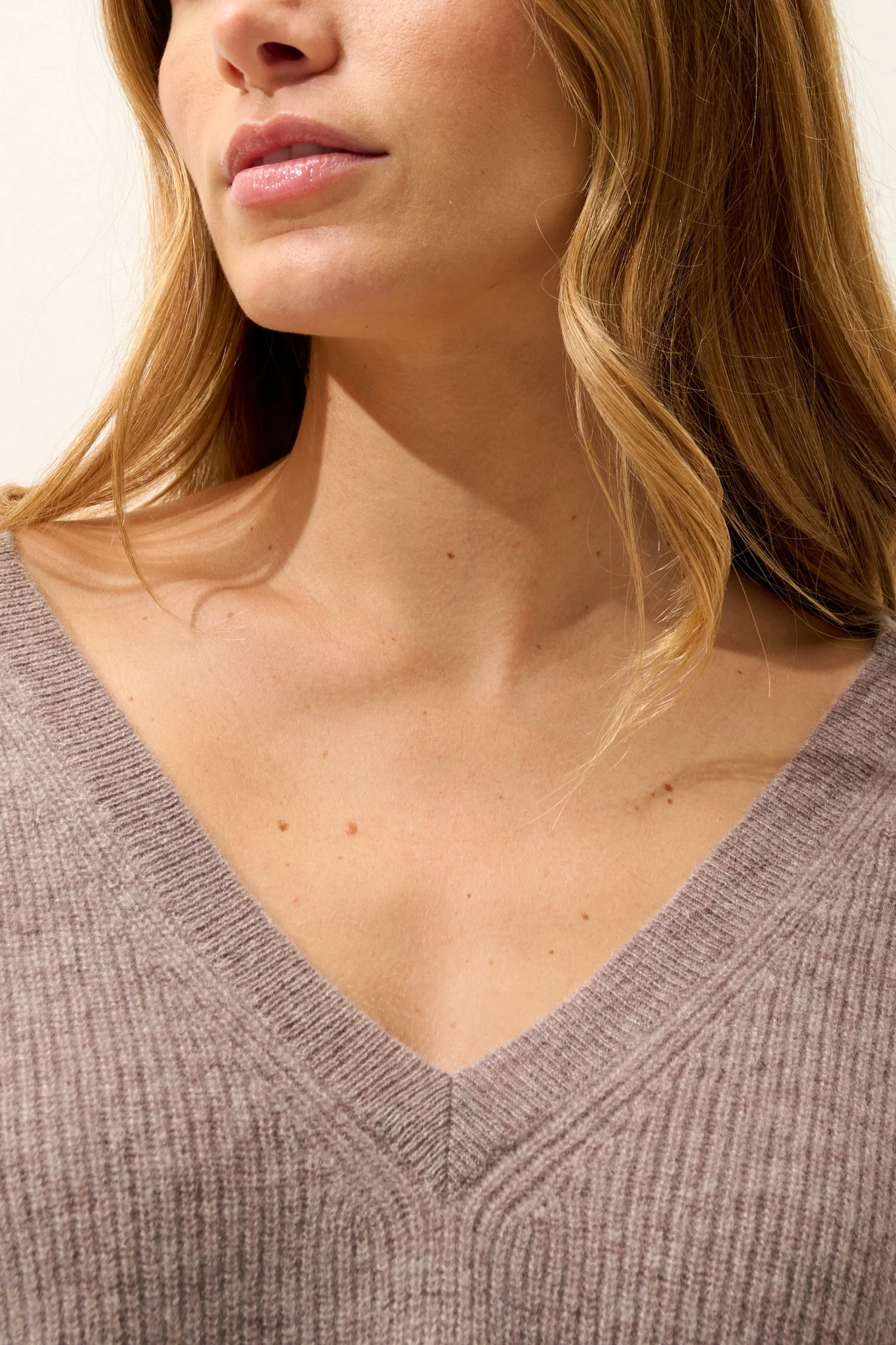 ARISTA pull col v caribou chiné - Image 5