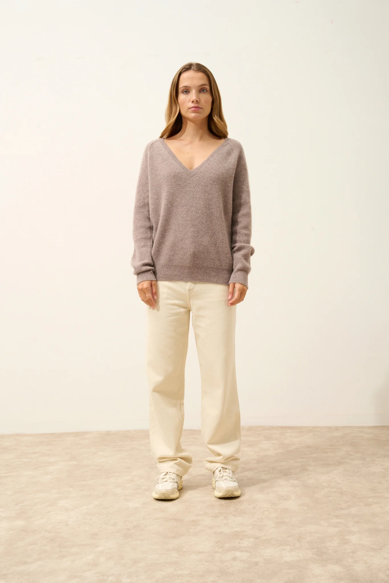 ARISTA pull col v caribou chiné - Image 6