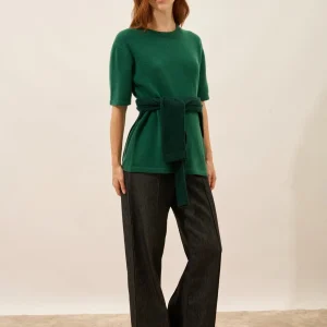 CARLA t-shirt col rond sapin