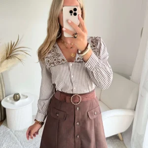 Chemise à rayures - Claudine