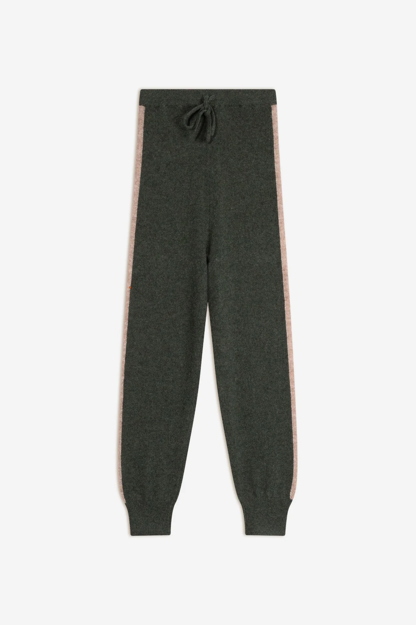 DORNOD jogging bandes côtés kaki chiné/ivoire/taupe clair chiné – Image 2