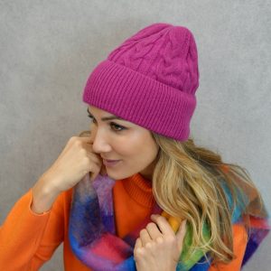 Bonnet Maille Torsadée – Chaud, Moderne & Ultra-Couleur (Copie)