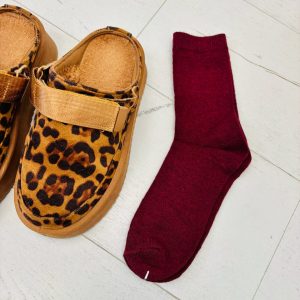 Chaussettes Unies en Maille douce – L’essentiel chaud et confortable