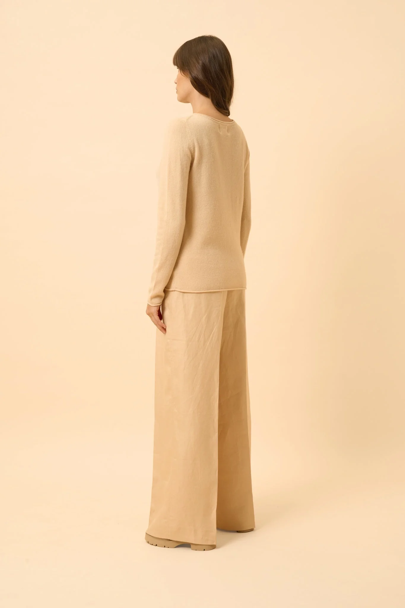 GRACE pull col bateau beige – Image 5