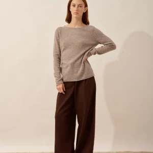 GRACE pull col bateau caribou chiné