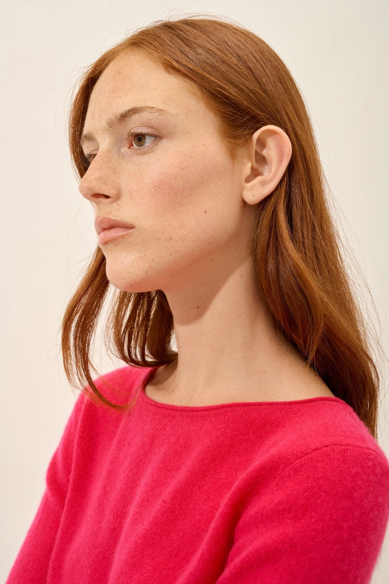 GRACE pull col bateau fuchsia - Image 3