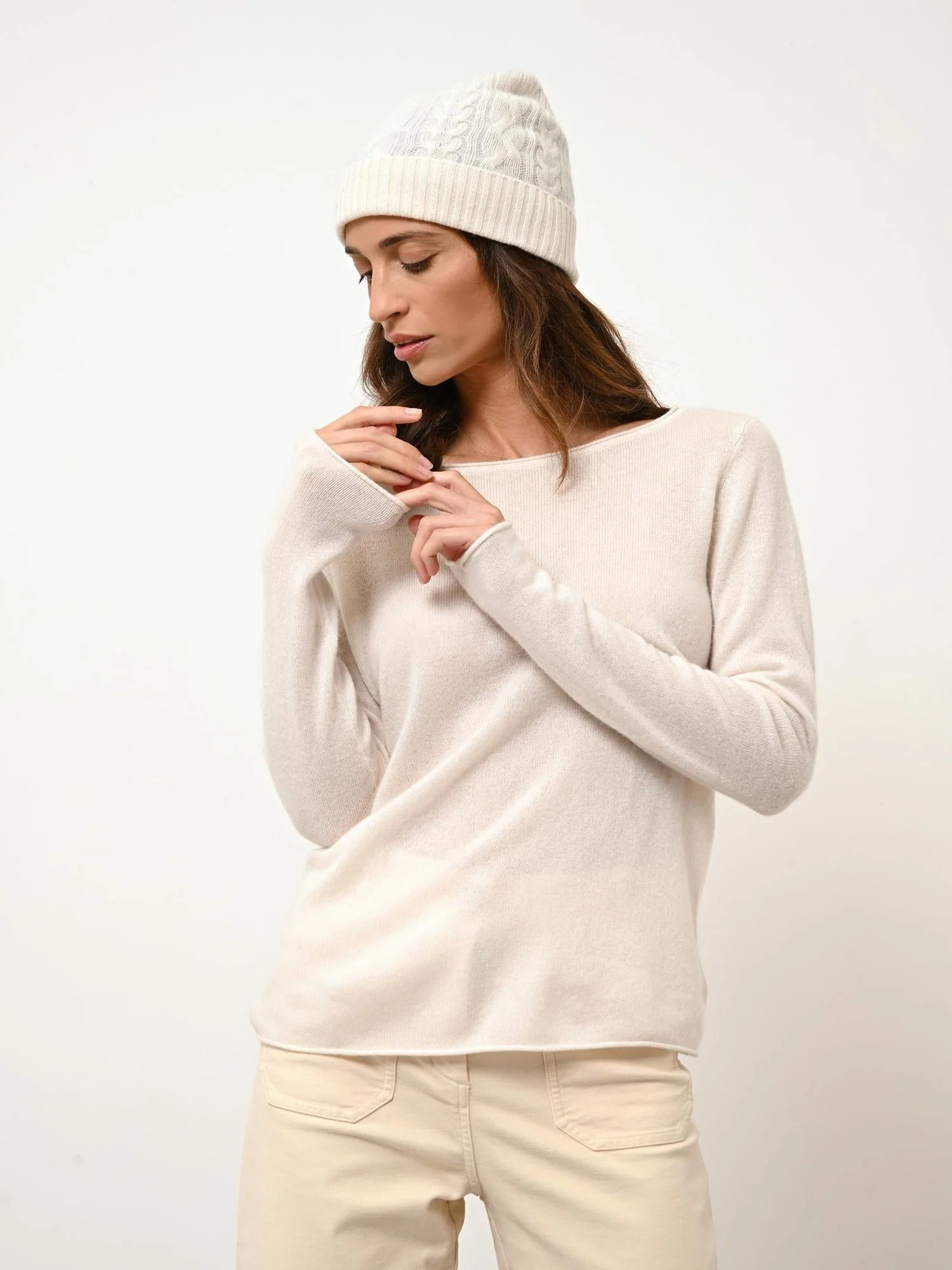 GRACE pull col bateau ivoire - Image 2