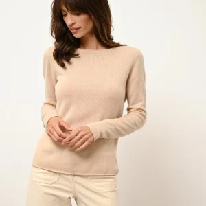 GRACE pull col bateau sable