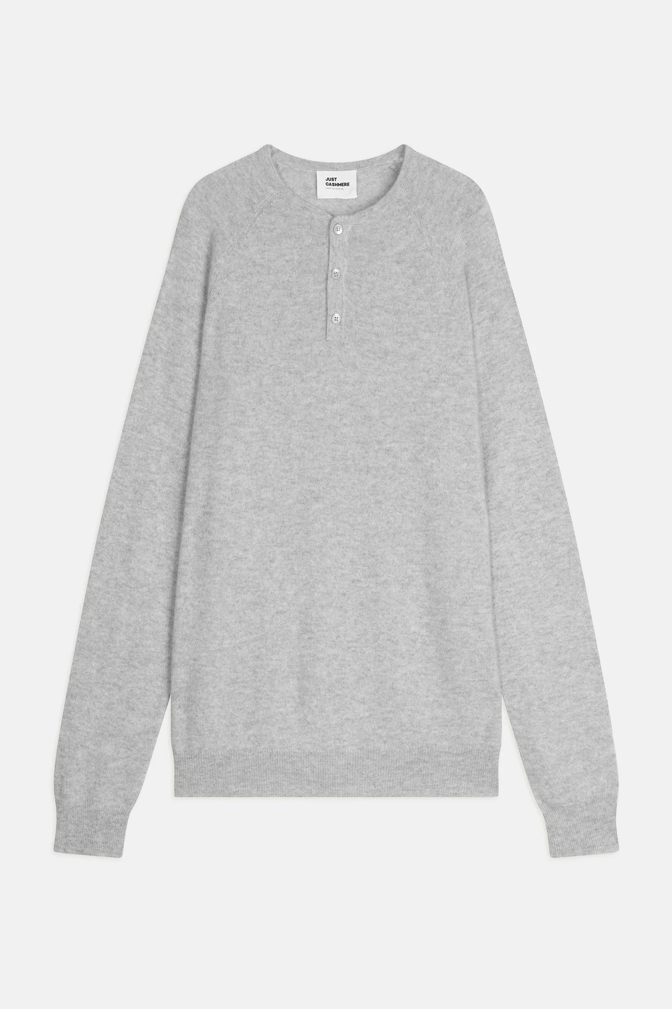 GUZMAN pull col tunisien gris clair chiné – Image 6