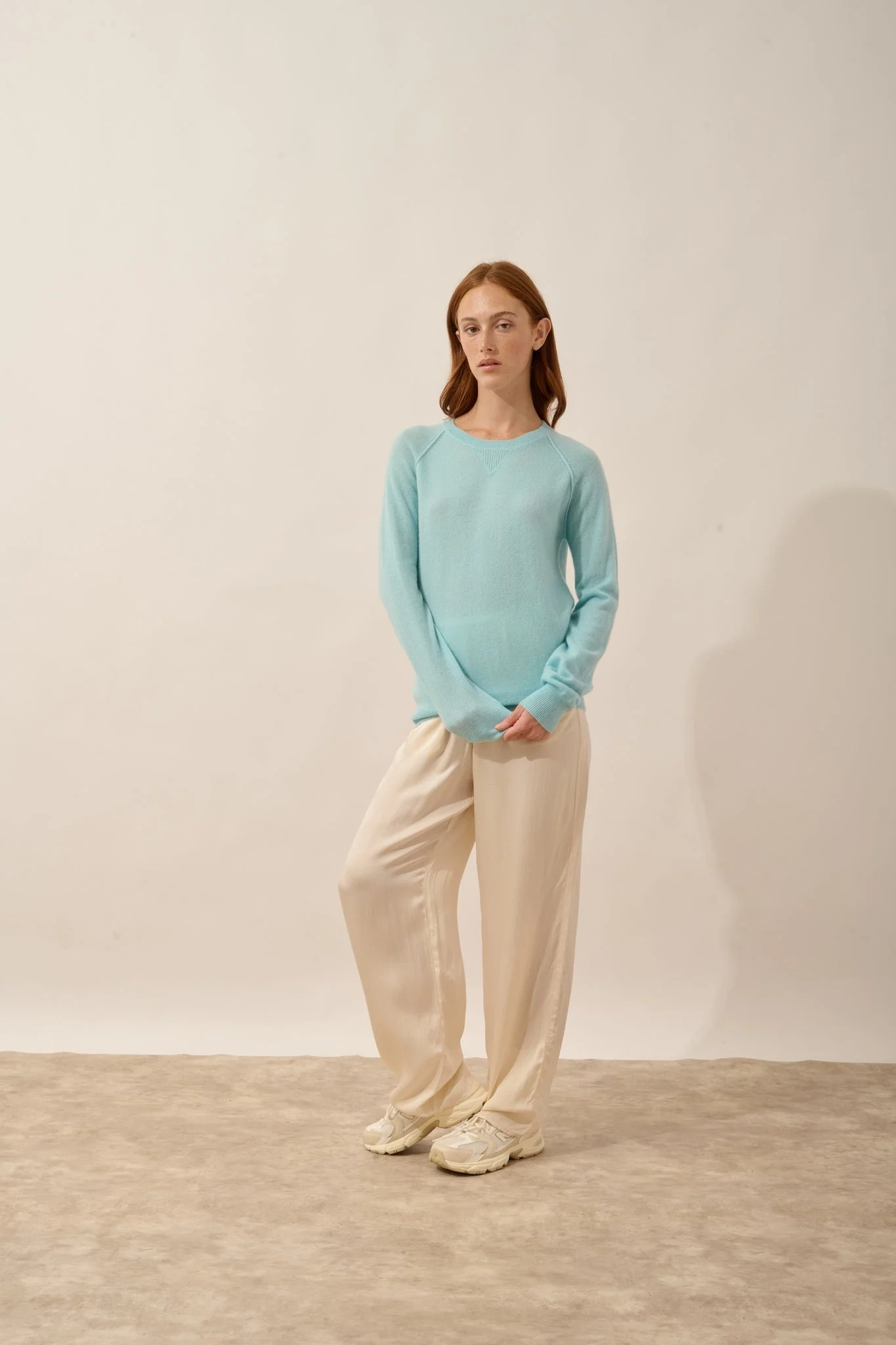 HELEN pull col rond aqua - Image 7