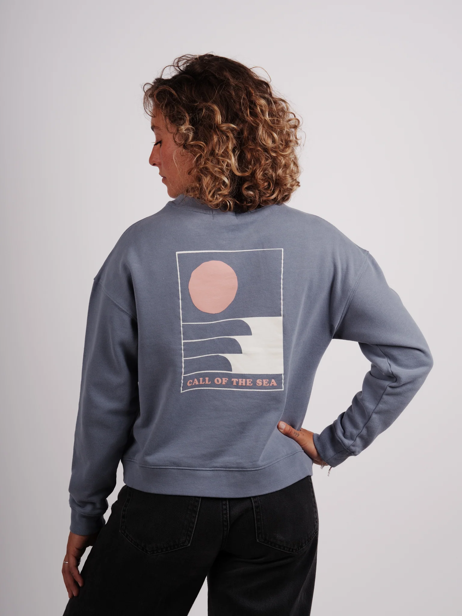 HORIZON Sweat raglan iron blue femme - Image 4