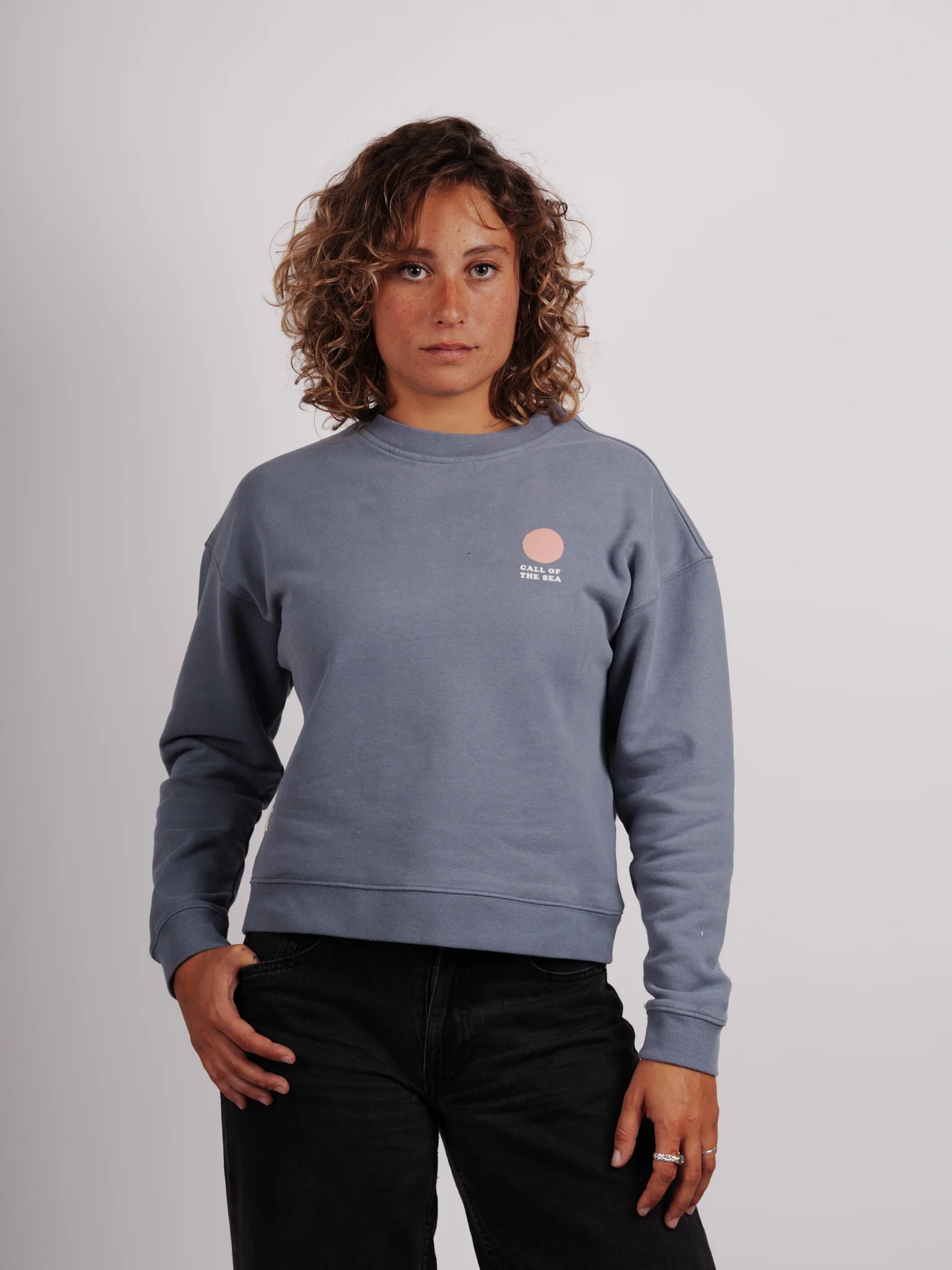 HORIZON Sweat raglan iron blue femme - Image 3