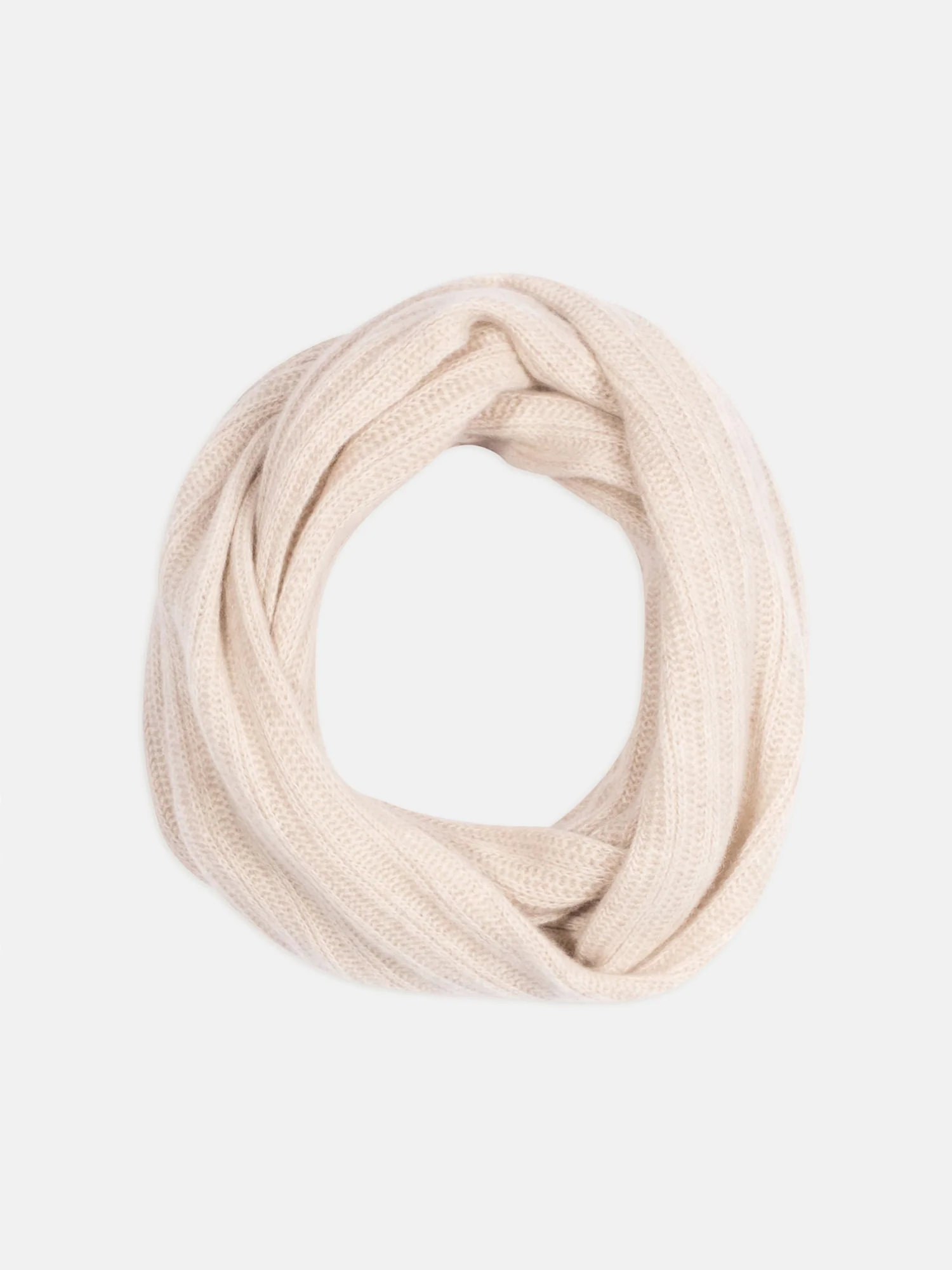 HUTTON tour de cou 4 fils beige chiné – Image 3