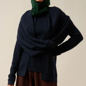 HUTTON tour de cou 4 fils navy