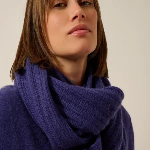 HUTTON tour de cou 4 fils purple