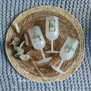 VERRE A PIED réutilisable