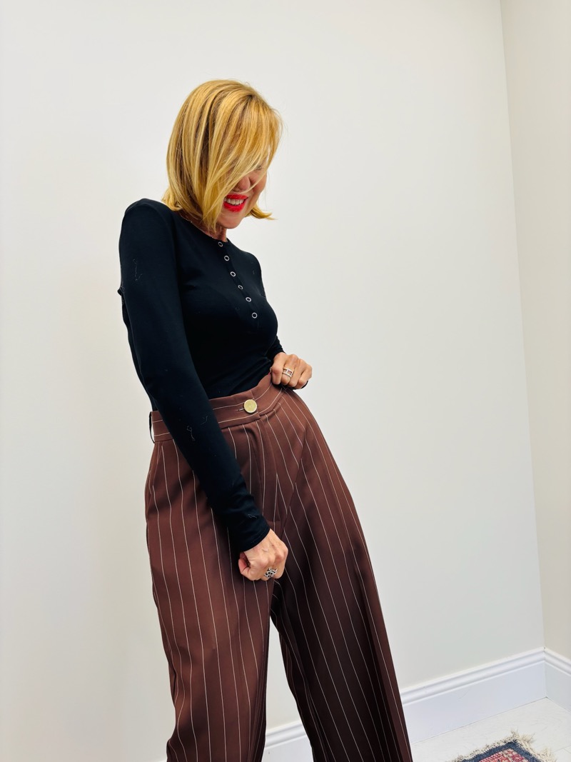 Pull Col rond boutonné - Image 7