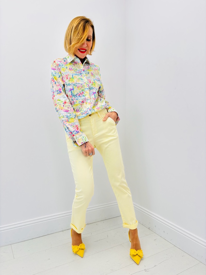 Chemise Imprimée en Coton – esprit artistique et fraîcheur estivale – Image 4