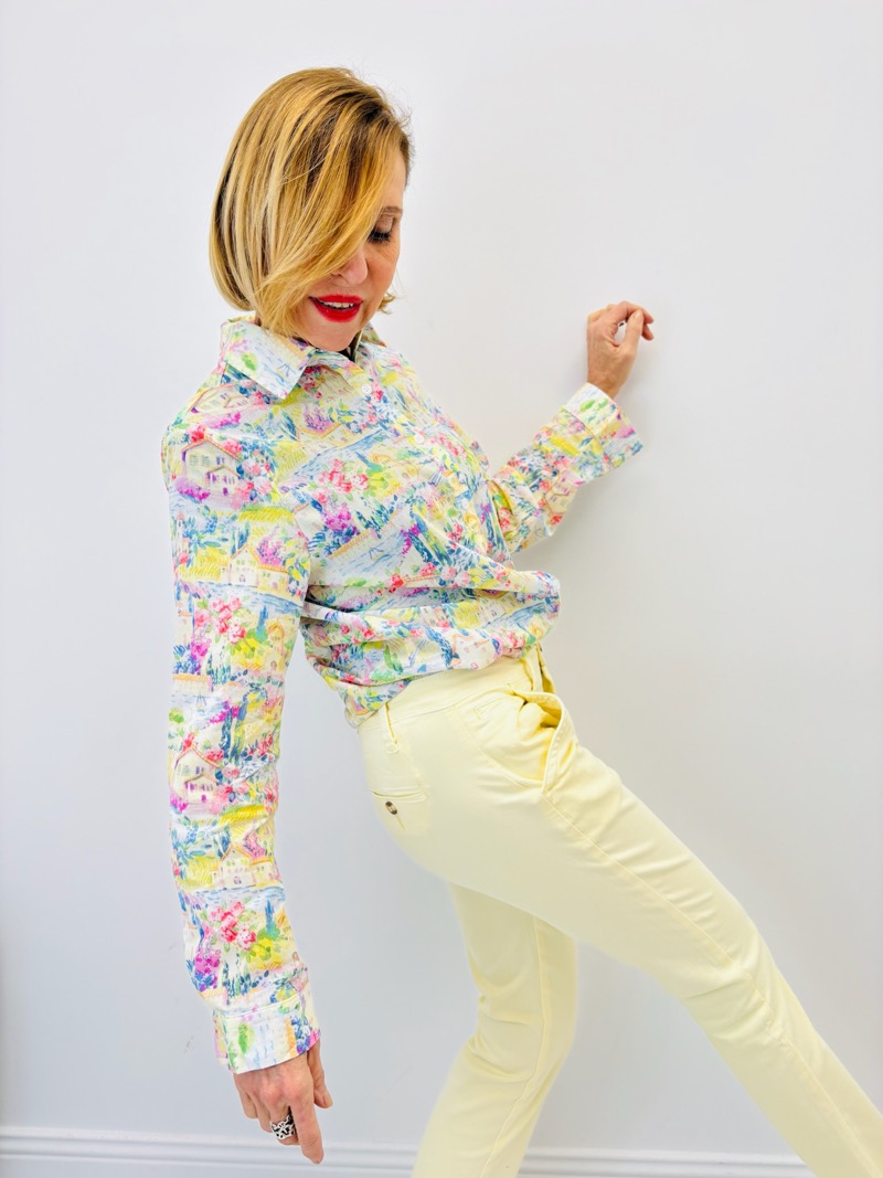 Chemise Imprimée en Coton – esprit artistique et fraîcheur estivale – Image 5