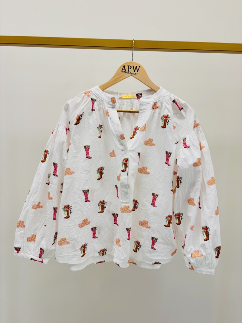 Chemise Imprimée en Coton – esprit bohème et touche fantaisie – Image 6