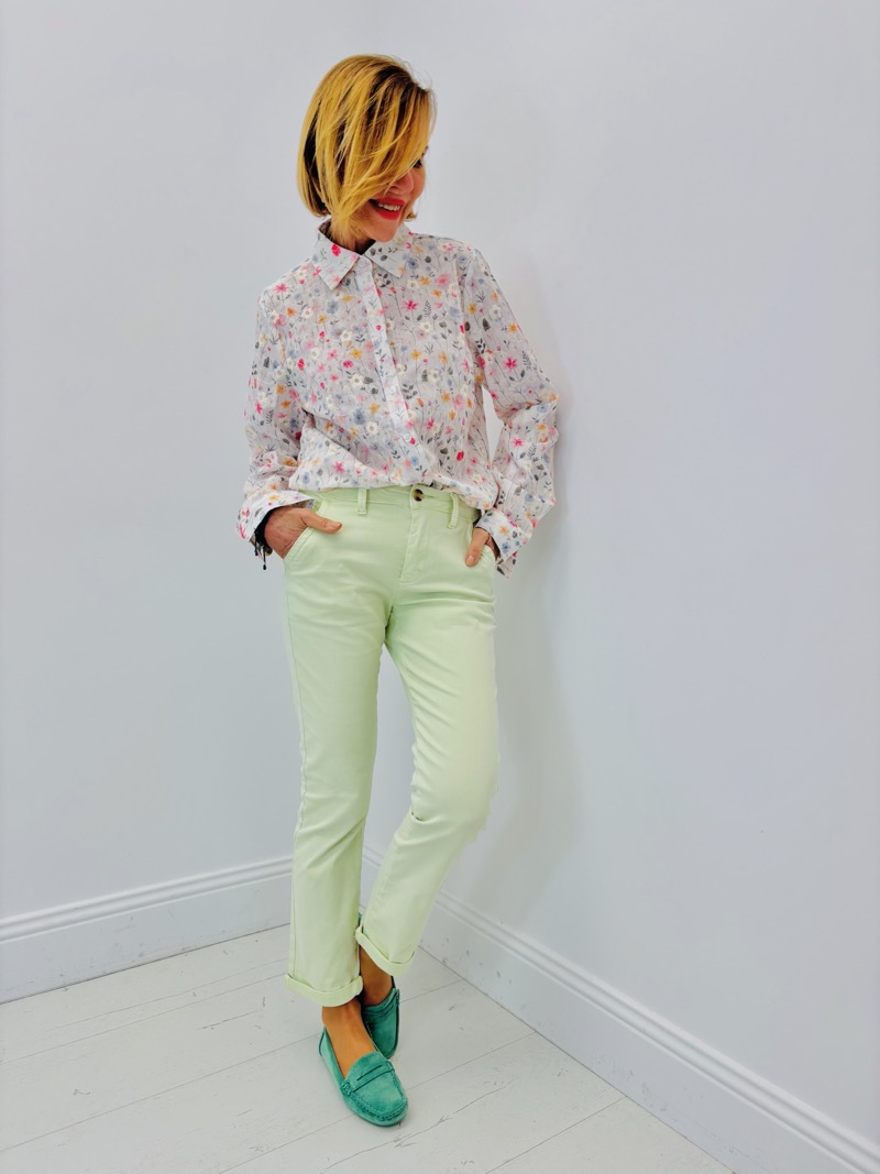 Chemise Florale en Coton – douceur printanière et élégance naturelle – Image 3