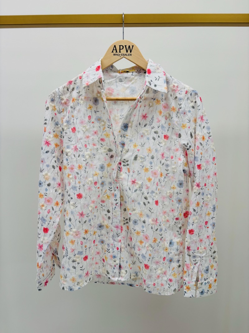 Chemise Florale en Coton – douceur printanière et élégance naturelle – Image 5