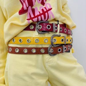 Ceinture À Pitons – Esprit Western Moderne